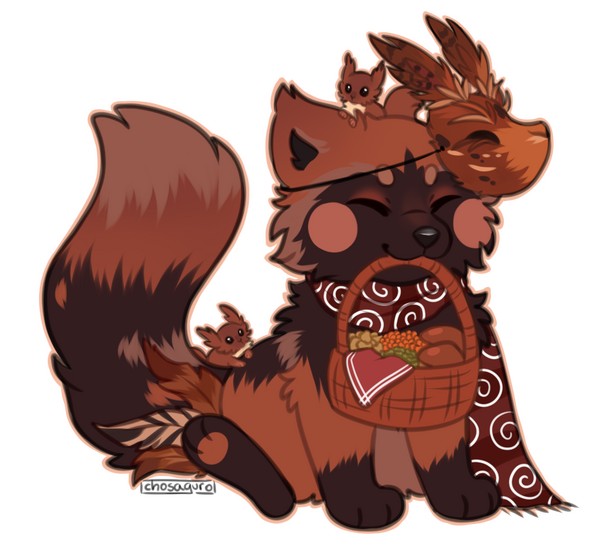 Flat colored full-body sketch