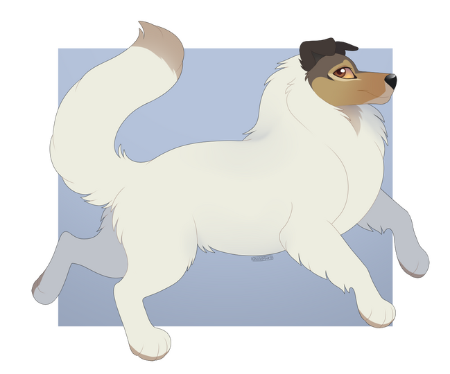 Flat colored full-body